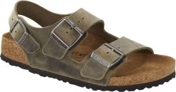 Birkenstock Milano -Cheap Shoe Store birkenstock unisex milano faded khaki oiled leather 1019336 82081.1646962275