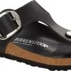 Birkenstock Women's Gizeh Big Buckle -Cheap Shoe Store birkenstock womens gizeh big buckle black leather 1018753 27947.1645634850