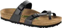 Birkenstock Women's Mayari Vegan -Cheap Shoe Store birkenstock womens mayari vegan anthracite pull up birko flor 1009512 48355.1657899283