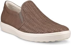ECCO Women's Soft 7 Woven II Slip-On -Cheap Shoe Store ecco womens soft 7 woven ii slip on taupe 47011301674 19649.1702004511