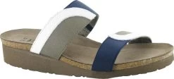 Naot Frankie -Cheap Shoe Store naot womens frankie white diamond leather blue khaki patina elastic 4026 sft 25277.1624910393