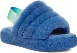 UGG Kids Fluff Yeah Slide -Cheap Shoe Store ugg childrens kids fluff yeah slide mystic blue gradient 1120030k mbgt 51792.1647038453