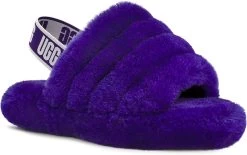UGG Kids Fluff Yeah Slide -Cheap Shoe Store ugg childrens kids fluff yeah slide violet night 1098494k vngh 28977.1647038454