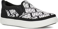 UGG Kids Caplan Slip-On UGG -Cheap Shoe Store ugg kids caplan slip on black white 1107976k bwht 38163.1647048167