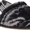 UGG Toddlers Fluff Yeah Slide Zebra -Cheap Shoe Store ugg toddlers fluff yeah slide zebra black white 1116154t bwht 23488.1603815893.600.600