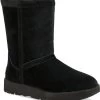 UGG Women's Classic Short Waterproof -Cheap Shoe Store ugg womens classic short waterproof black 1017508 blk 54219.1505936885
